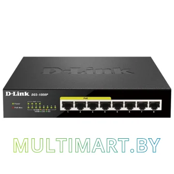 Коммутатор D-Link DGS-1008P/D1A